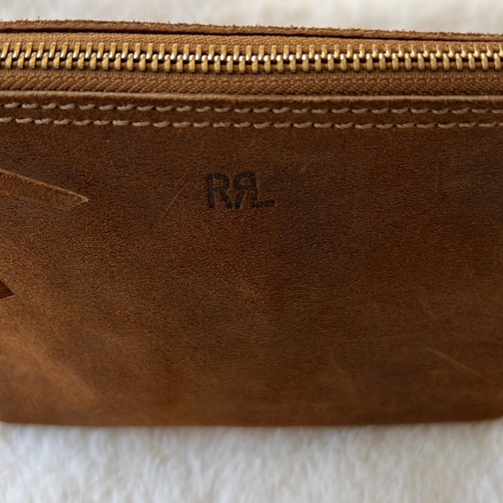 RALPH LAUREN SUEDE POUCH